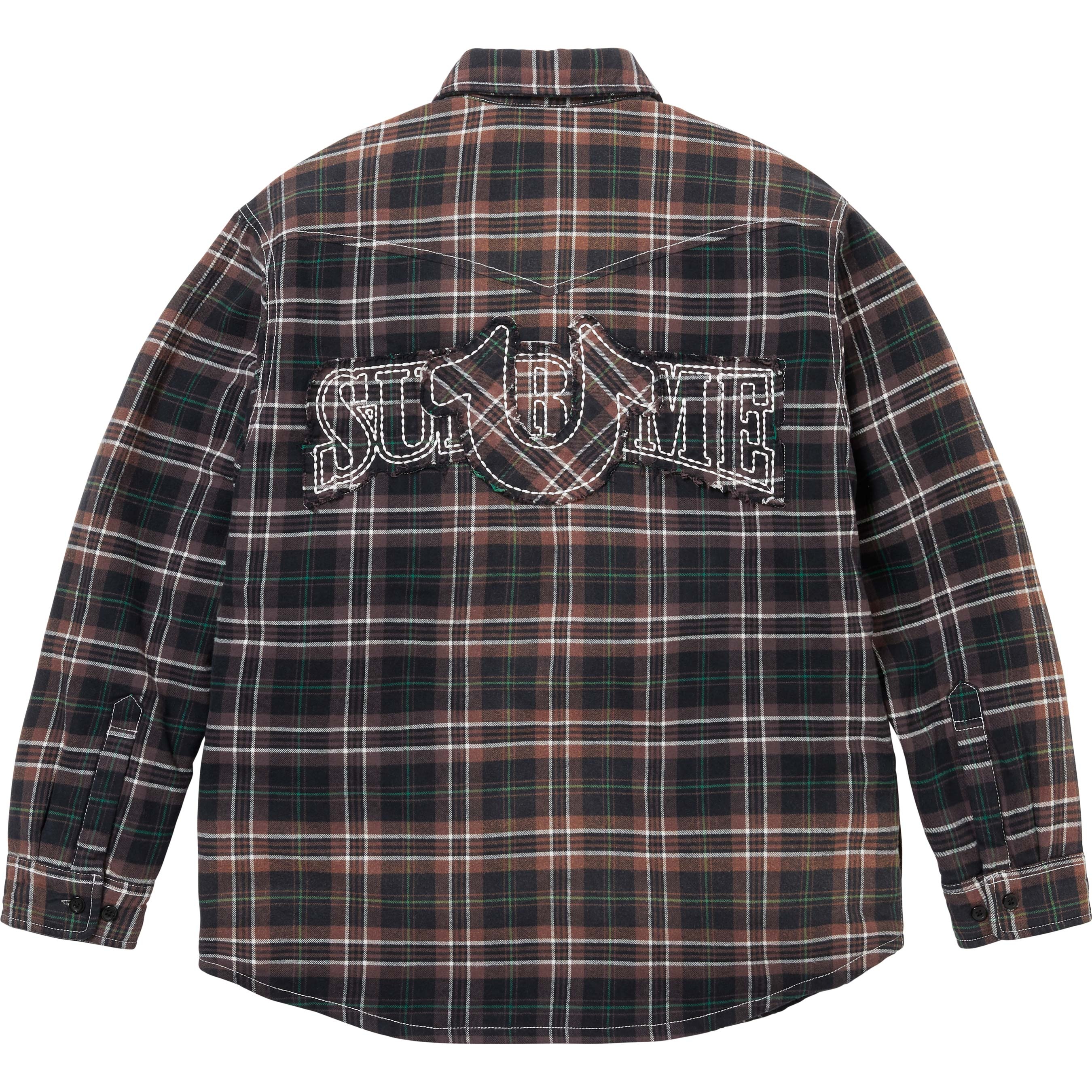 Supreme®/True Religion® Quilted Lined Plaid Flannel Shirt view 2